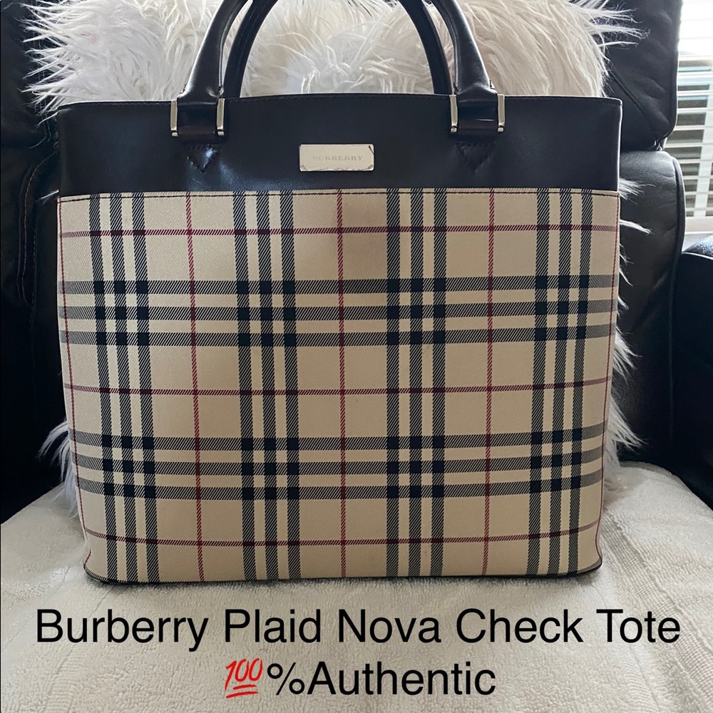 SOLD!!! Burberry Nova Check Tote